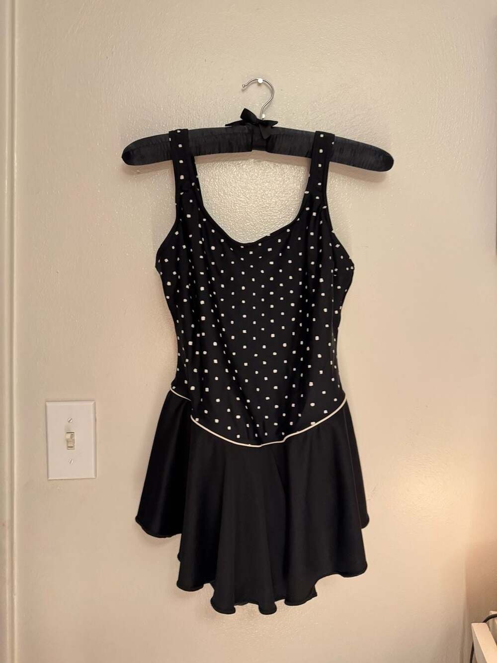 Miraclesuit Polka Dot Tummy Control Swim Dress One Piece Bathing Suit